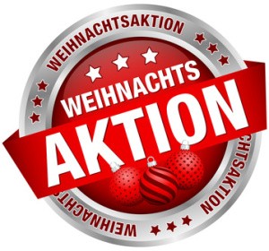 Weihnachtsaktions-button